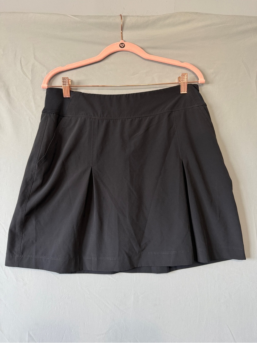 Callaway Womens Pleated Active Skirt M Black Golf Pickleball Stretchy Summer